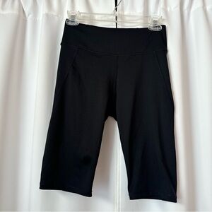 H&M Black Biker Athletic Exercise Shorts Size Small
